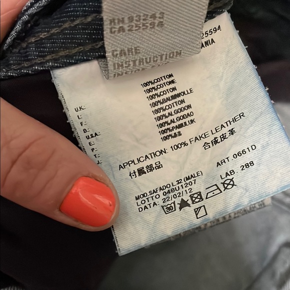 Diesel safado straight leg Blue Jeans - Picture 6 of 9